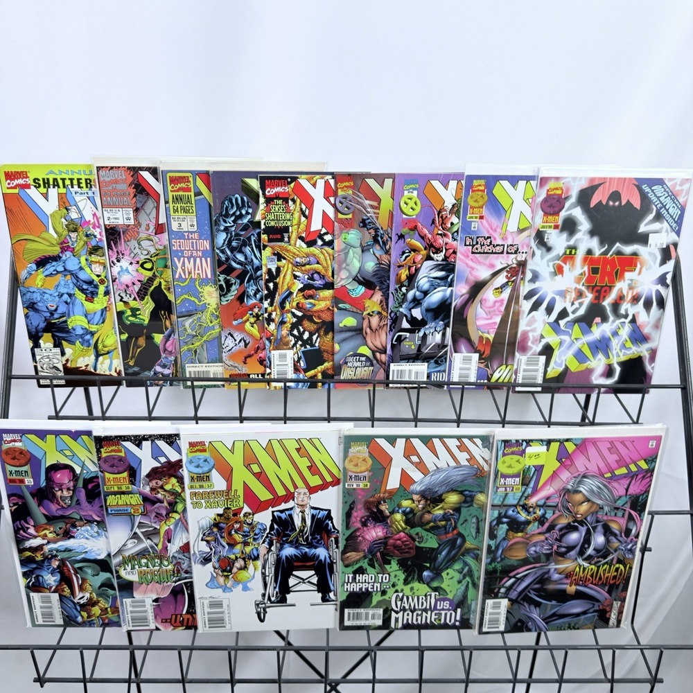 X-Men 50-51 53-58 60 Annual 1-3 1995 1999‎ Lot 1st Key Onslaught Post